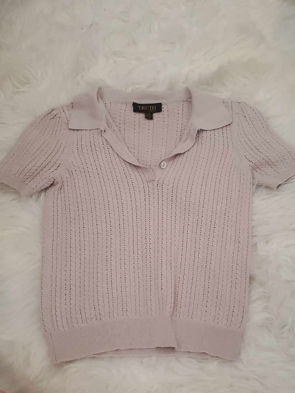 Tan Knit Polo